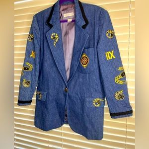 Vintage Preston & York Denim Blazer